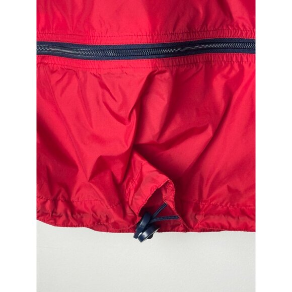 Tommy‎ Hilfiger Windbreaker Boys XL Red Quarter Zip Lightweight Outdoor Preppy - Picture 5 of 13